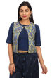 Indigo Straight Polyester Indie Top image number 0