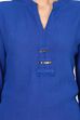 Blue Straight Viscose Rayon Kurta image number 4