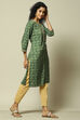 Pink Viscose Straight Printed Kurta image number 4