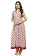 Ecru Flared Dress image number 3