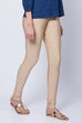 Gold Poly Cotton Churidar image number 1
