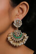 Turquoise  Metal Brass Earring image number 0