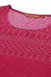 Pink Cambric Cotton Straight Kurta image number 1