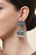 Blue Alloy Earrings image number 1