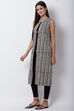 Brown Cotton And Flex Straight Jacket image number 2