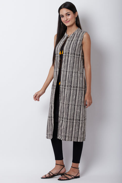 Brown Cotton And Flex Straight Jacket image number 2