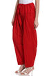 Off White Cotton Fusion Pants image number 2