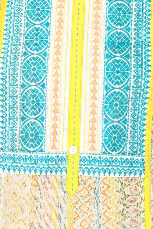 Yellow Straight Cotton Kurta image number 1