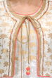 Off White Cotton Straight Jacket image number 4