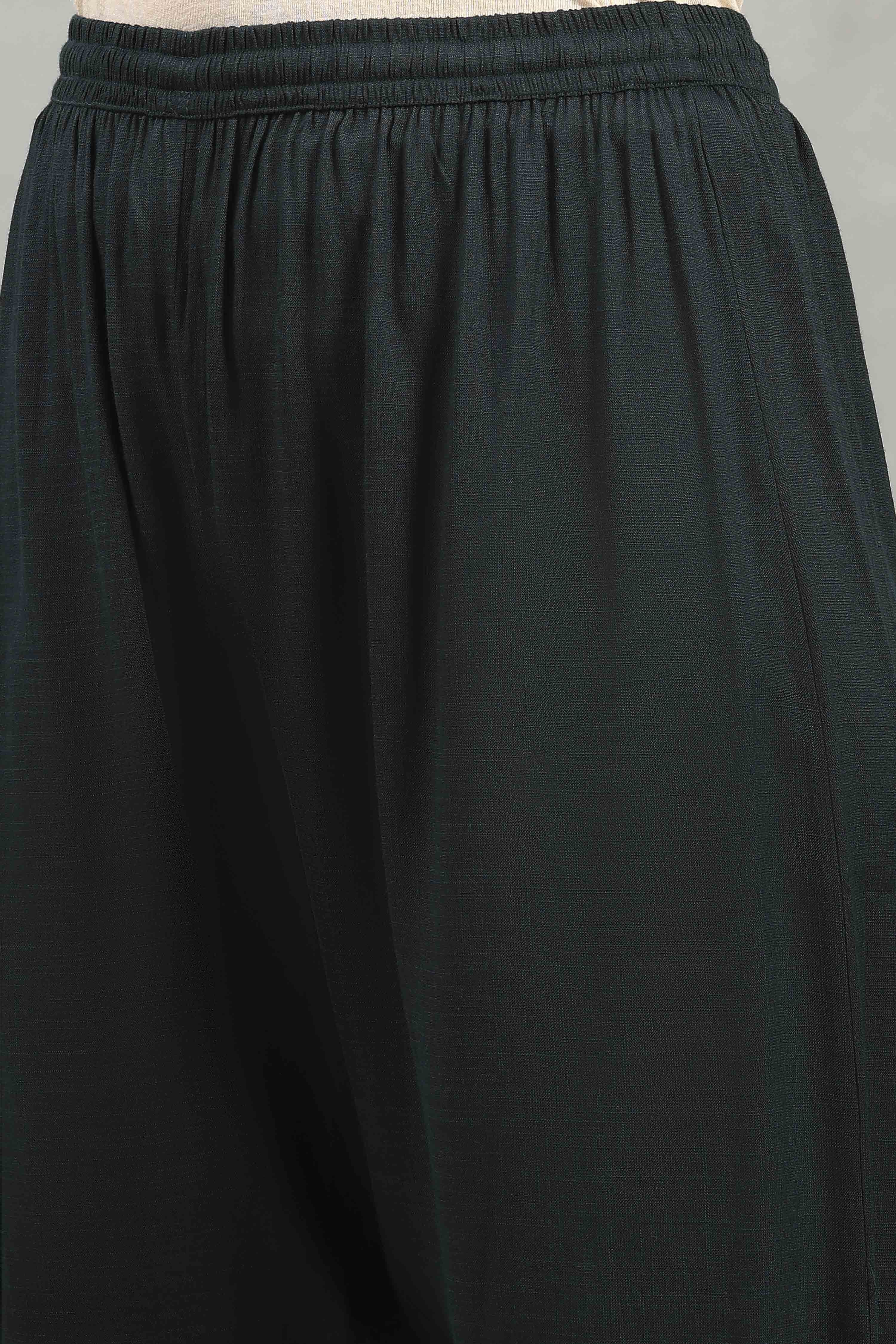 Brown Viscose Blend Printed Straight Kurta Pants Set image number 2