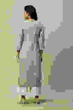 Green LIVA Straight Printed Kurta image number 3