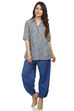 Red A Line Cotton Indie Top image number 4