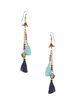 Golden Metal Brass Earring image number 1