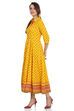 Mustard Kalidar Viscose Dress image number 2