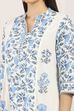 Blue Cotton Blend Cotton Flex Kurta Pants Set image number 1