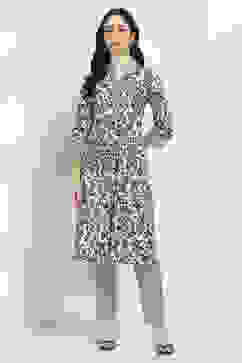 Black Viscose Straight SET image number 6