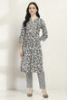 Black Viscose Straight SET image number 6