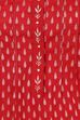 Red Straight Cotton Kurta image number 1