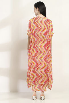 Pink Polyester Skirt Set image number 4
