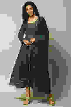 Green Viscose Straight Printed Dress image number 6