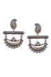 Silver Metal Brass Earrings image number 3