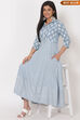 Grey Viscose Dress image number 0