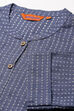 Blue Polyester Straight Kurta image number 1