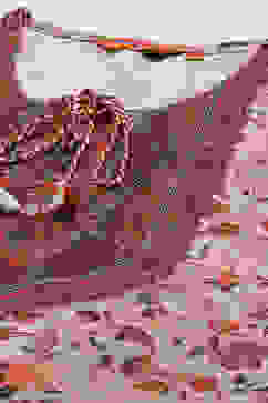 Cream Polyester Straight Printed Top image number 1