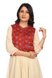 Teal Blue Straight Viscose Kurta image number 0