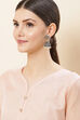 Yellow Alloy Earrings image number 3