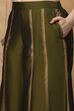 Green Printed Straight Kurta Set image number 2
