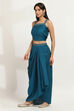 Black Viscose Blend Skirt Set image number 6