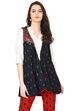 Black Straight Modal Indie Top image number 0
