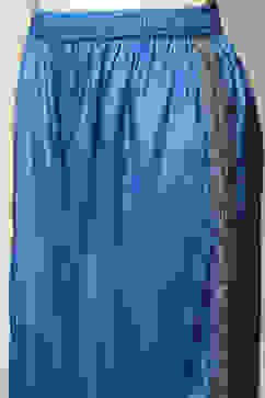 Coblt Blue LIVA Flared Printed Palazzo image number 1