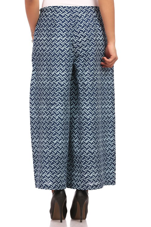 Indigo Cotton Palazzo image number 1
