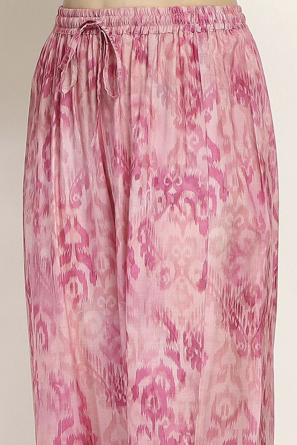 Pink Printed Straight Co-ord Set image number 2