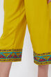 Yellow Viscose Rayon Palazzo image number 1