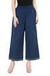Off White Cotton Short Slim Pants image number 0
