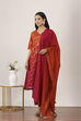 Pink Viscose Polyester Straight Suit Sets image number 3