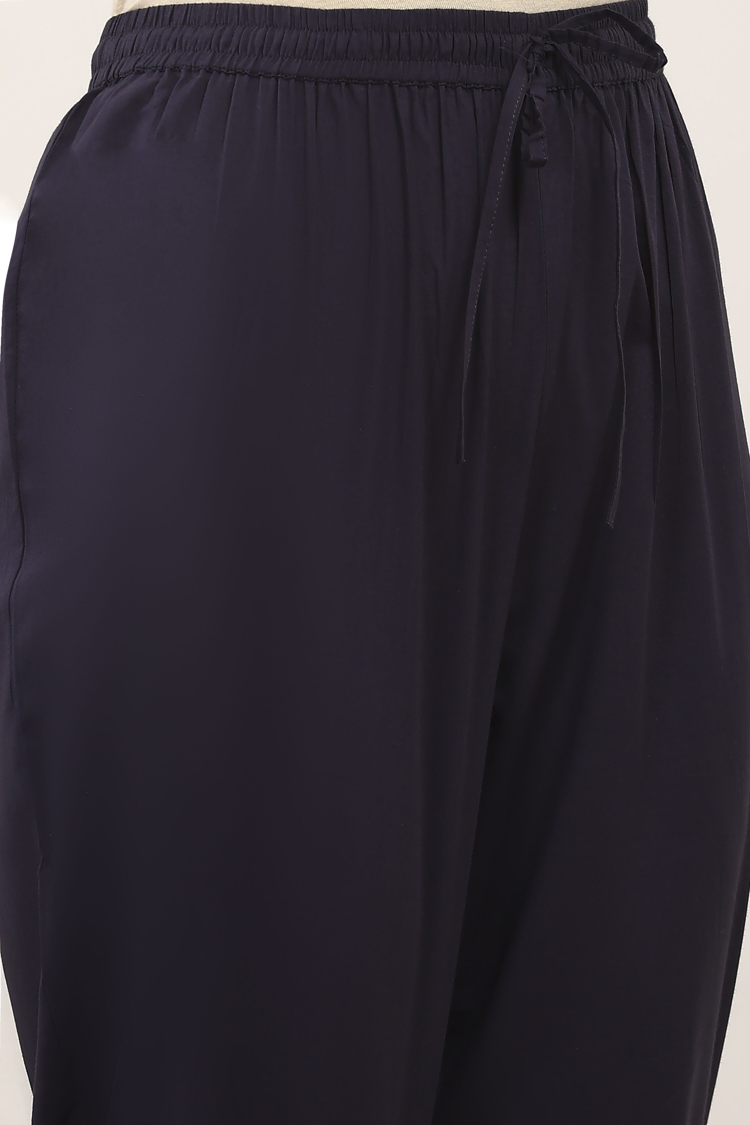 Blue Cotton Straight Suit Sets image number 2