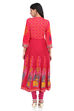 Off White Kalidar Viscose Rayon Kurta image number 5
