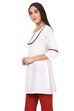 White A-Line Cotton Indie Top image number 2