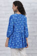 Blue LIVA Tiered Indie Top image number 4