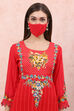 Red Viscose Mask image number 0