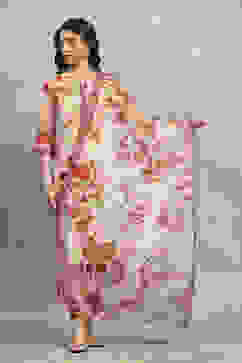 Gold Polyester Printed Dupatta image number 0