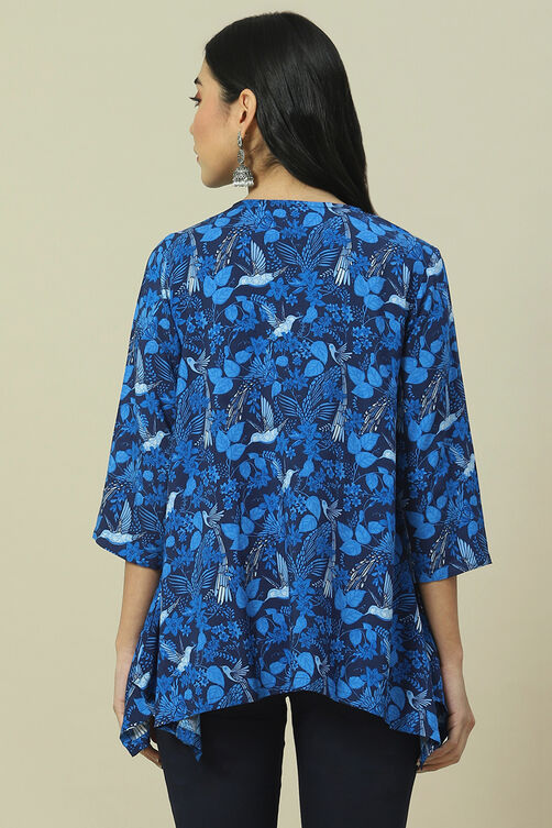 Blue LIVA Indie Top image number 4