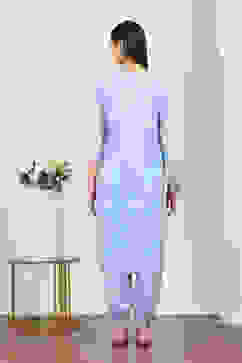 Blue Cotton Straight Suit Sets image number 4