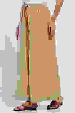 Gold-Toned Solid Flared Palazzos image number 2