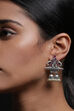 Red Metal Brass Earrings image number 0