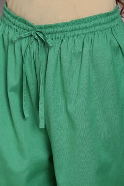 Mint Green Cotton Straight Suit Set image number 5